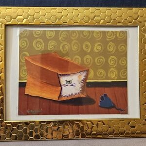 Cat In The Bag And Mouse Toy